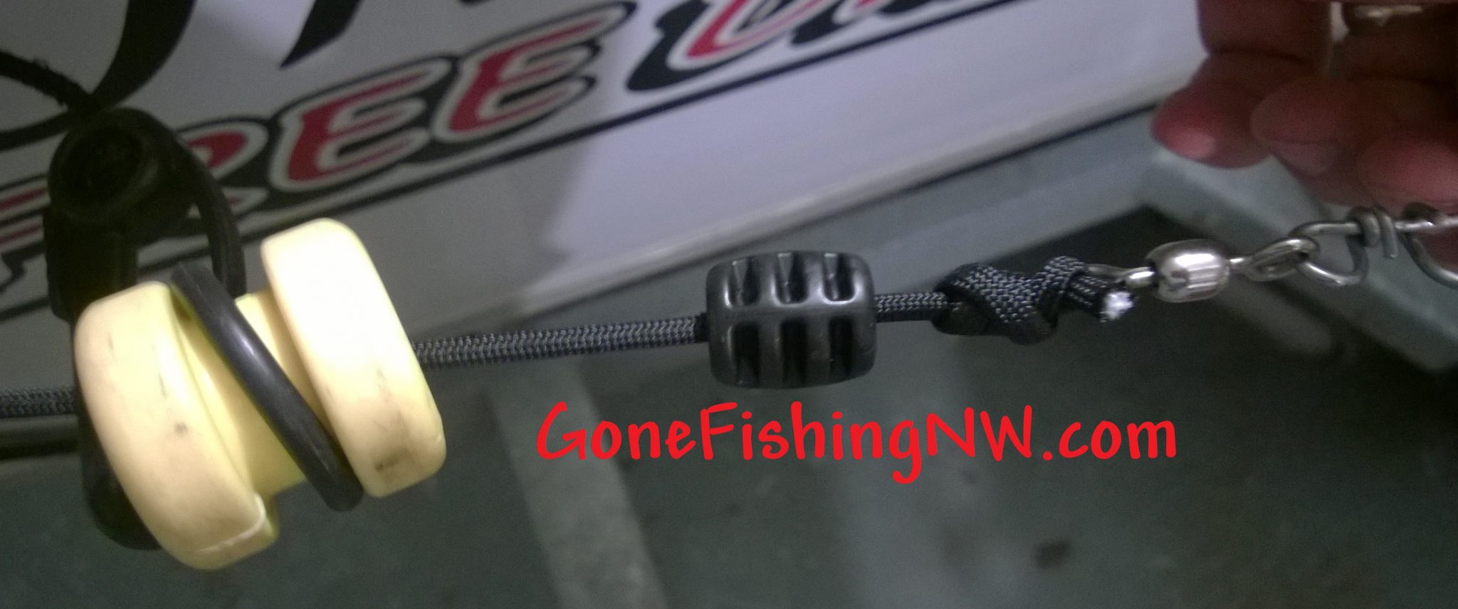 Fishing Downrigger Weight Retriever Kit With Snap Hook, Fairlead Cleat