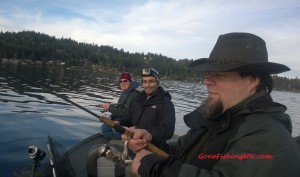 Drop shotting for Perch on Lake Washington