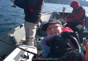 Kids like perch fishing