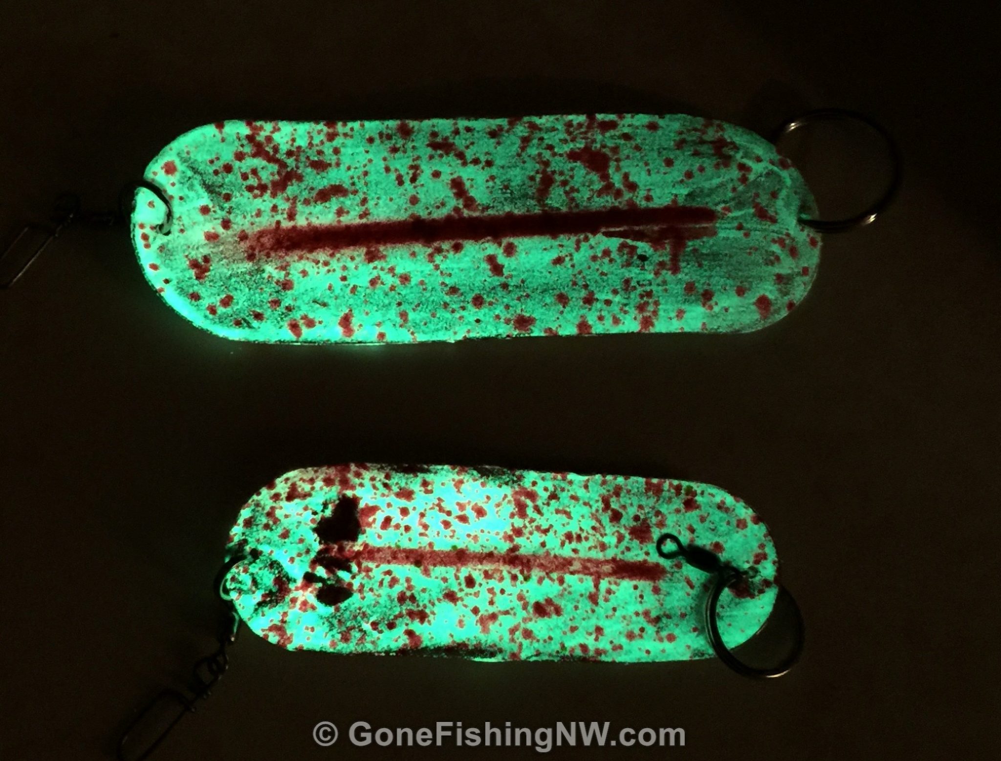 Creating a Custom Pink Splatter Glow Dodger – Gone Fishing Northwest